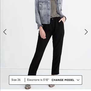 Madewell Drapey Track Tousers